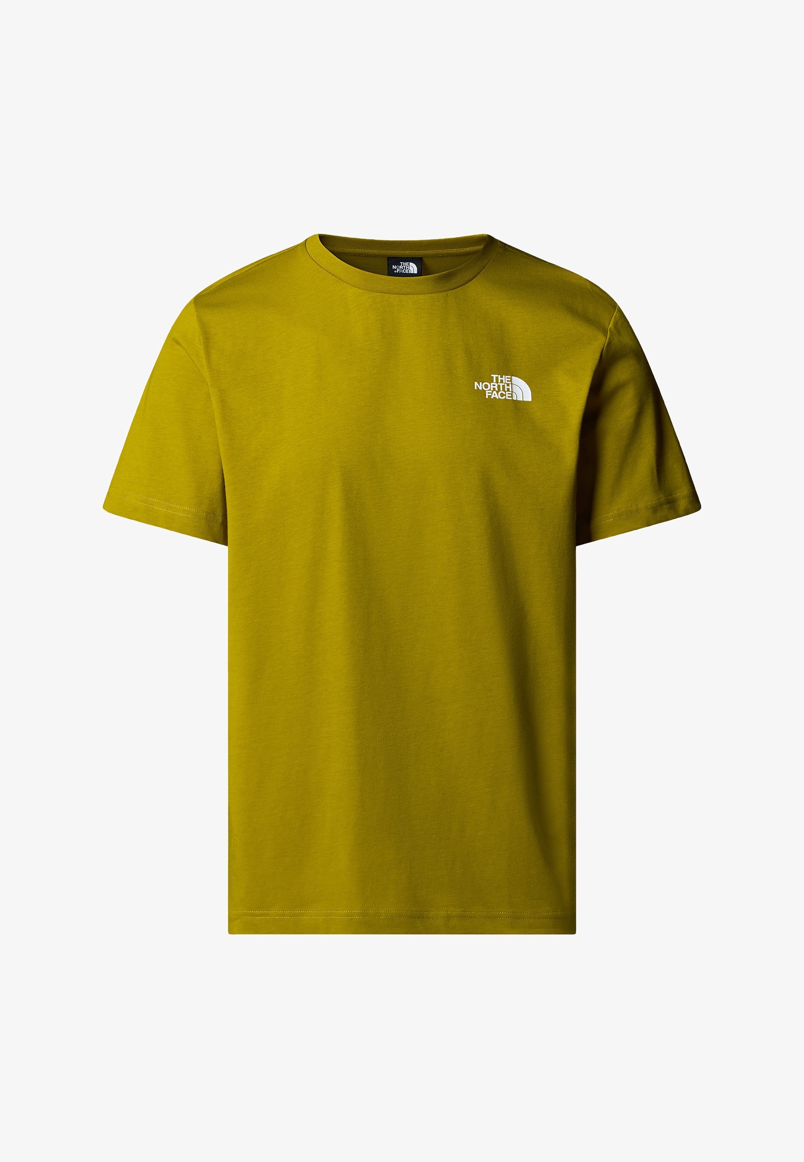 The North Face M SS BOX NSE TEE - T-shirt met print - diep dijon bosgroen