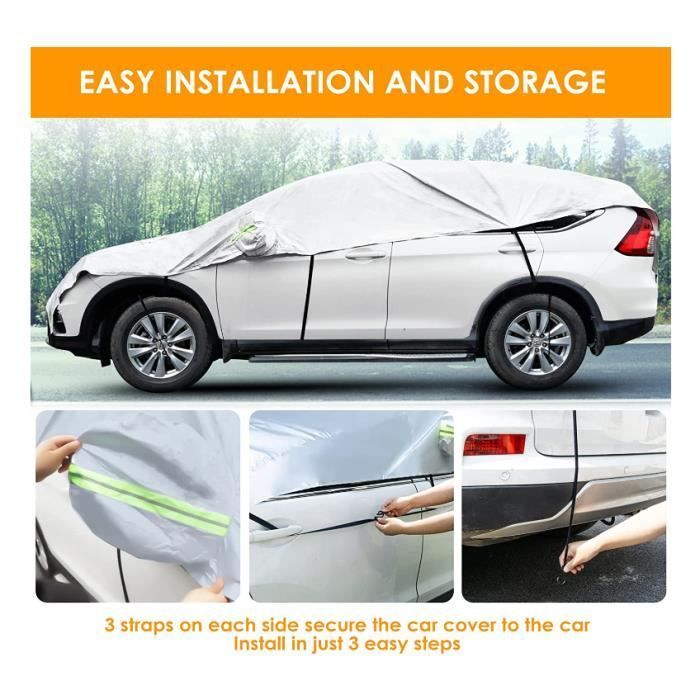 Funda protectora para coche - Universal - Impermeable - Resistente a las heladas - Resistente a la nieve - Multifuncional