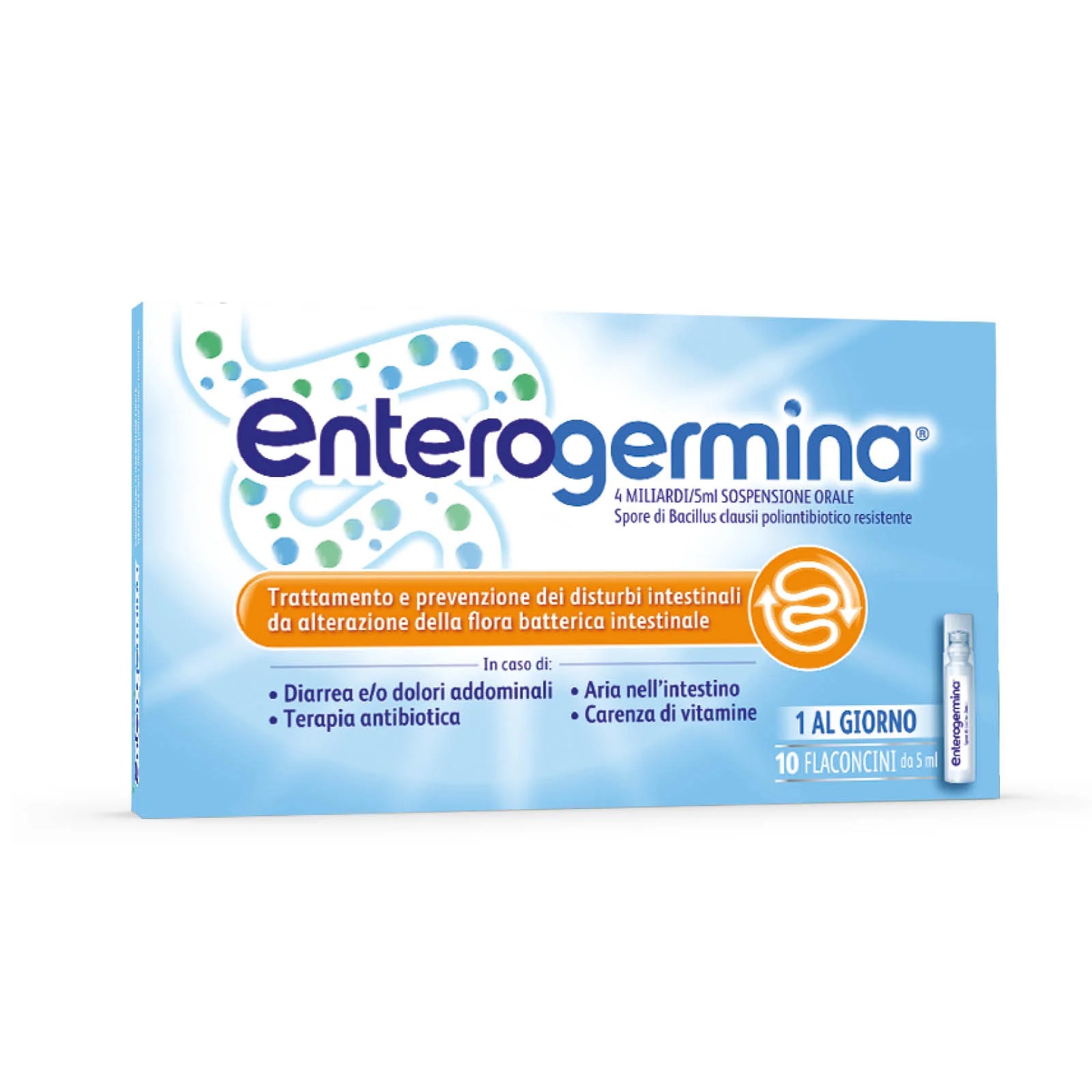 ENTEROGERMINA Enterogermina 4 milliards/5 ml 10 flacons de ferments lactiques