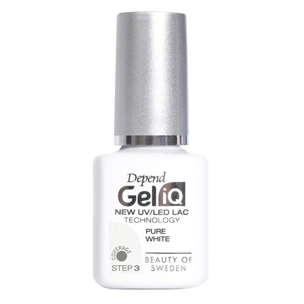 Ojă de gel Depend Gel iQ Pure White<br>5ml