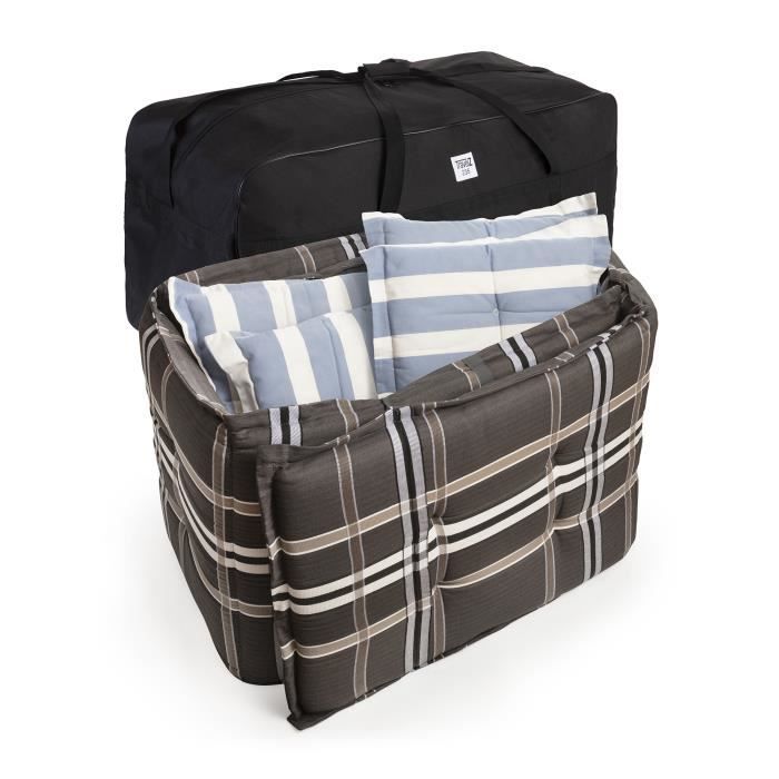 235L TravelZ Travel Bag - XXXL Large Foldable Bag 102cm - Polyester - Black