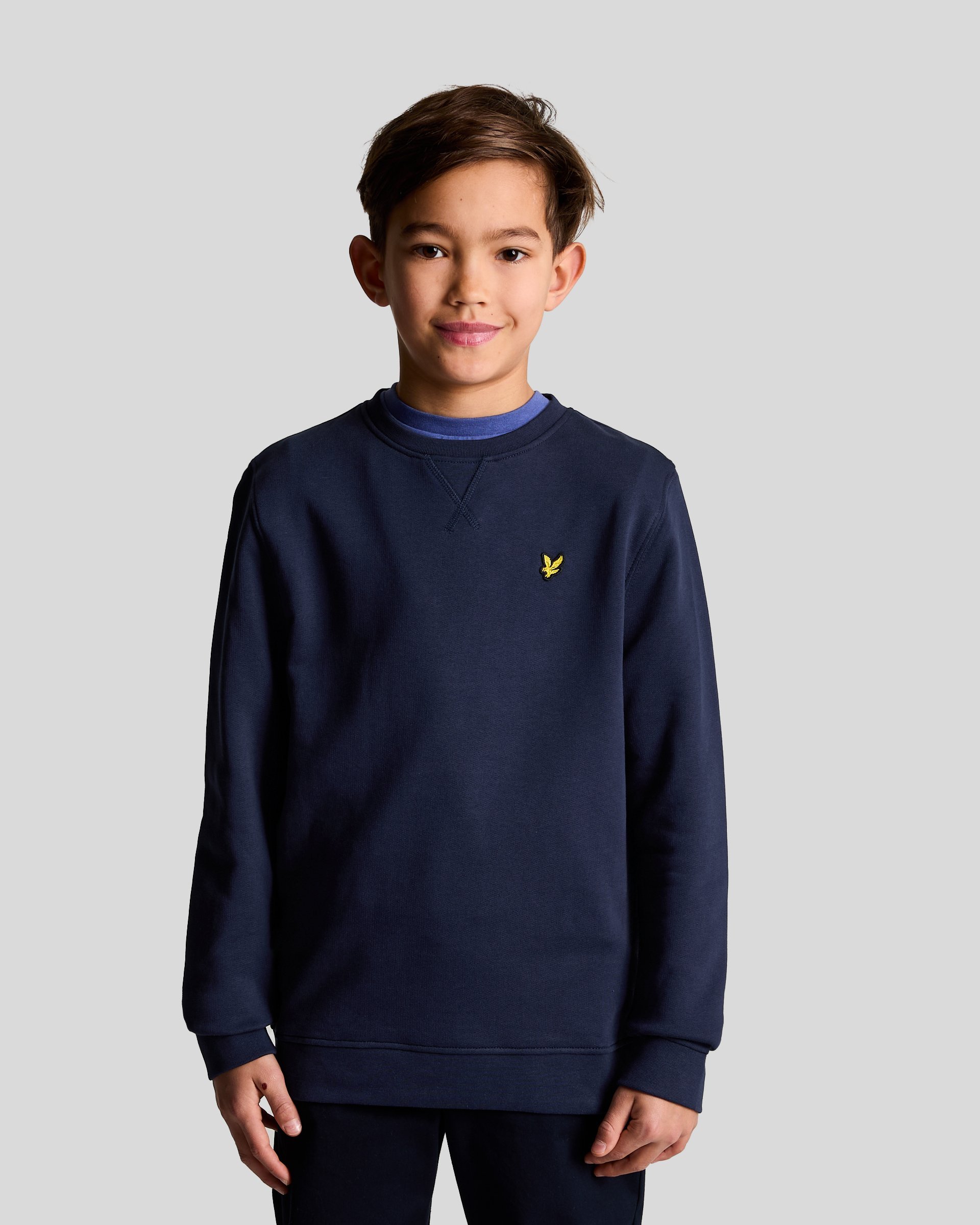 Lyle & Scott CREW NECK - Mikina - navy