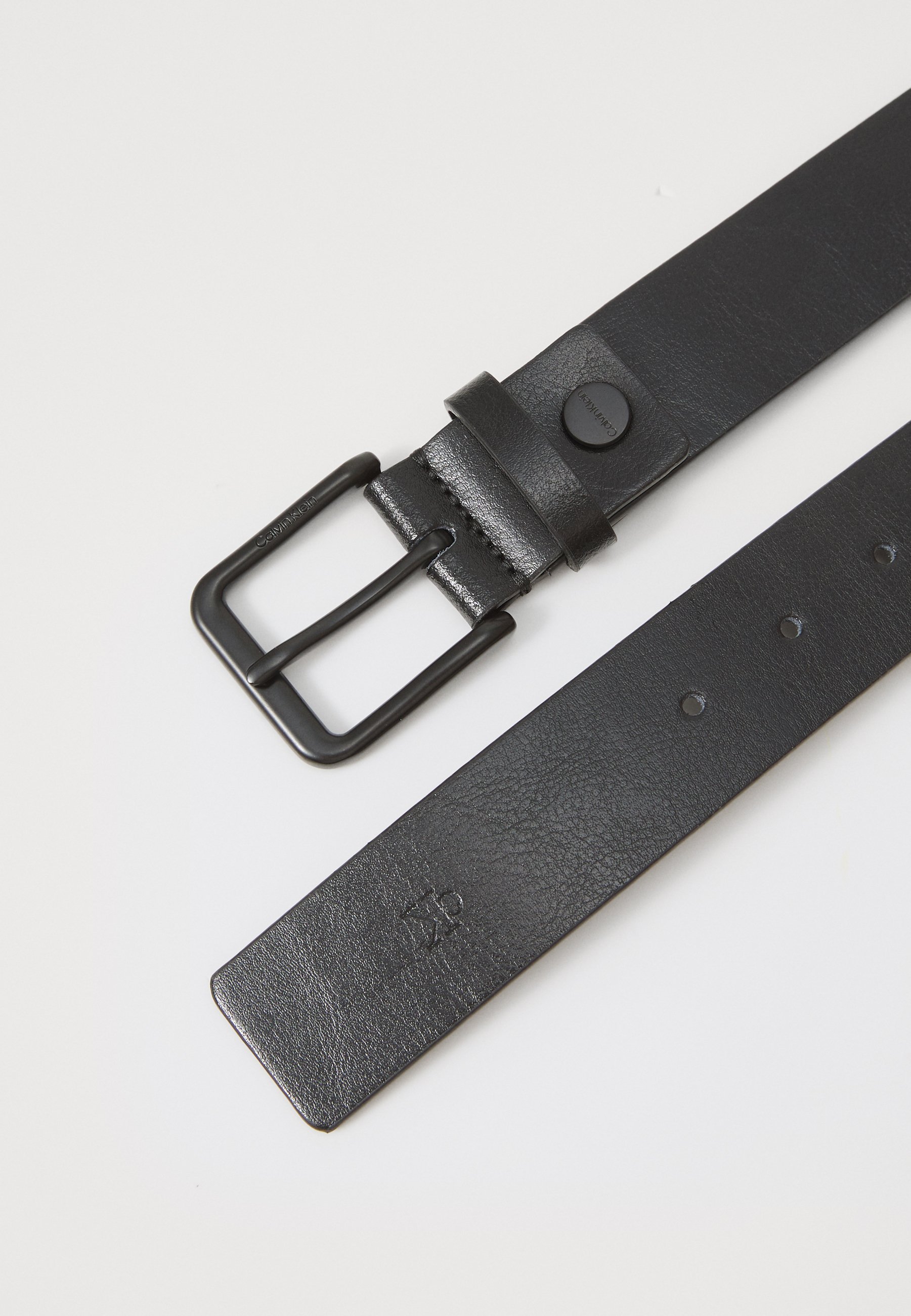 Cinto Calvin Klein Jeans CASUAL PIN BUCKLE - preto/preto fosco