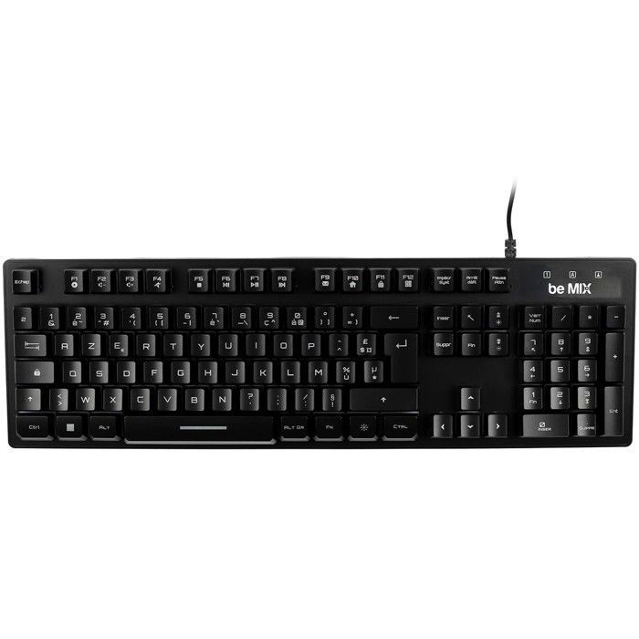 Gaming Keyboard - BE MIX - Backlit - USB 2.0 - Advanced Anti-ghosting - 19 Simultaneous Keys