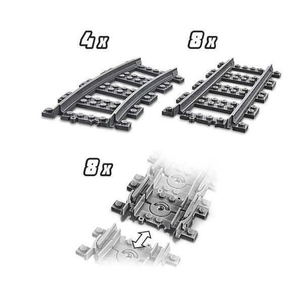 LEGO City 60205 Železniške tire