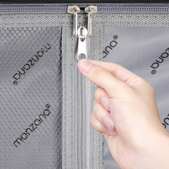 Sada kufrů Exopack s tvrdou skořepinou, šampaňská