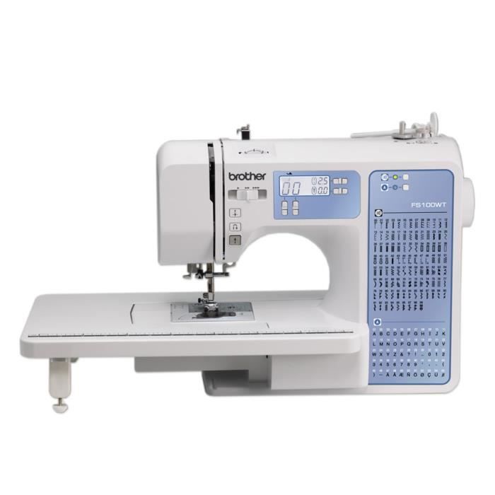 Máquina de coser electrónica BROTHER FS100WT – 100 puntadas