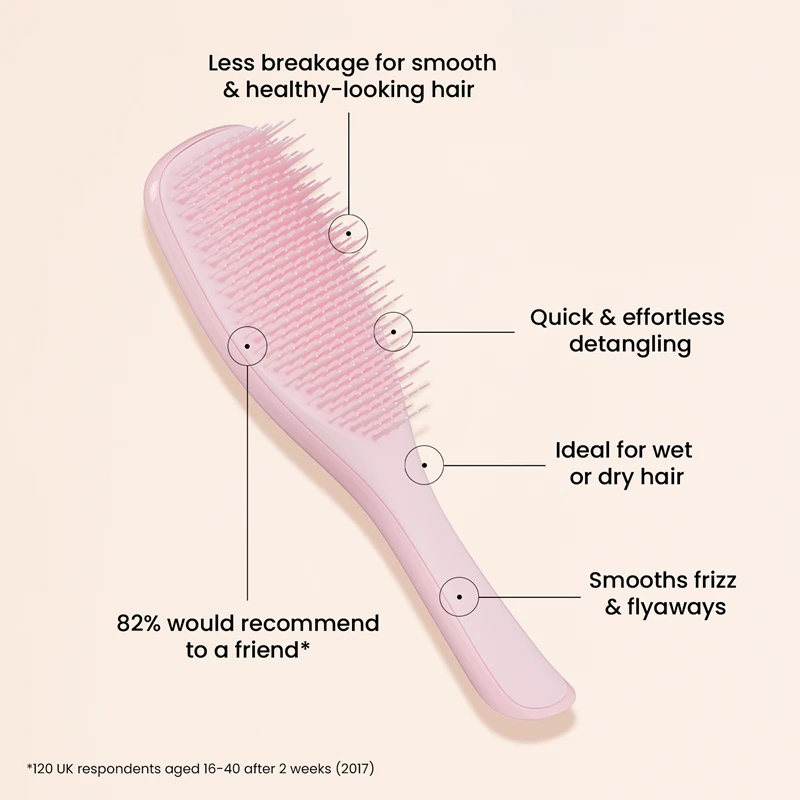 Tangle Teezer The Ultimate Detangler plakanā birste visiem matu tipiem