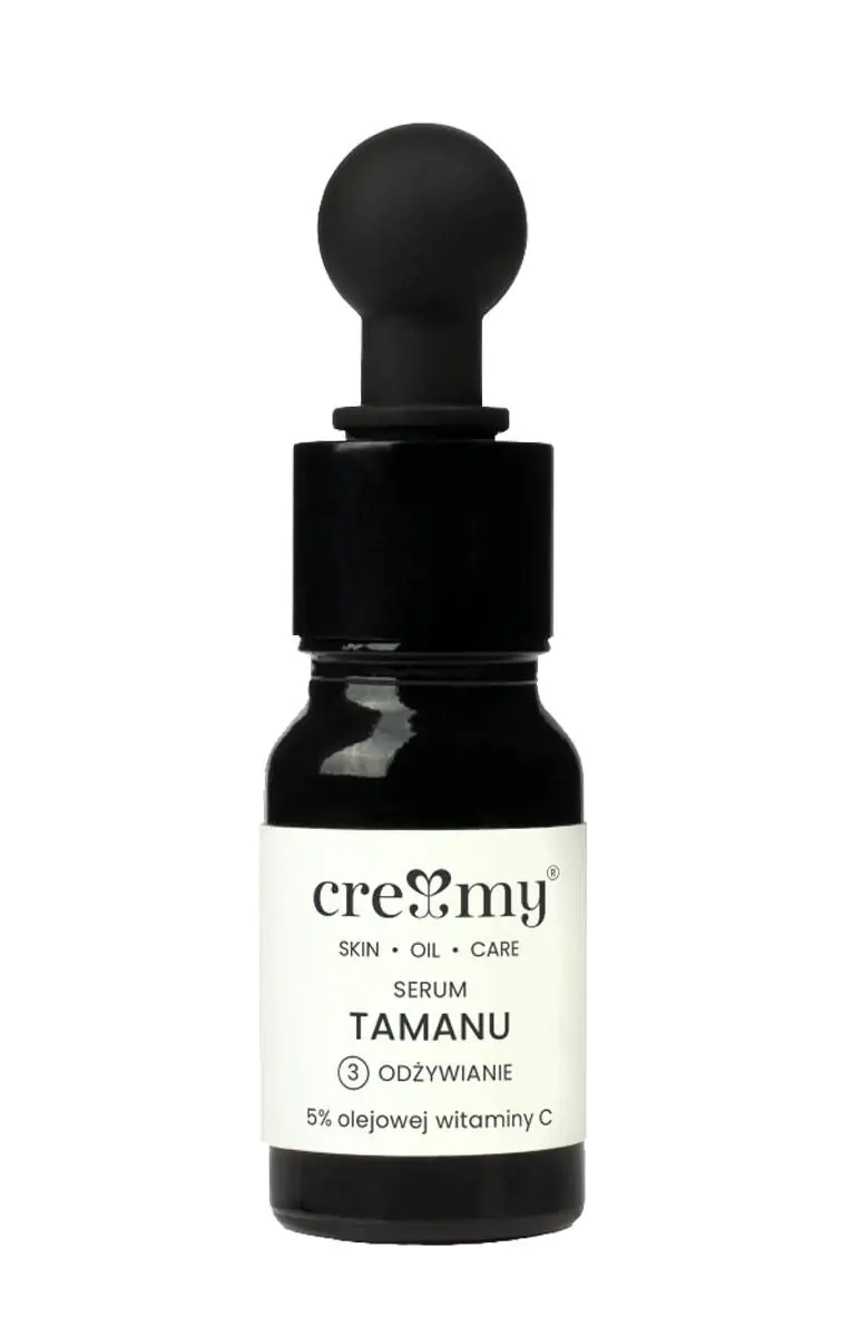 Creamy Tamanu Wygładzające serum olejowe do twarzy z wit. C 5% 10 ml