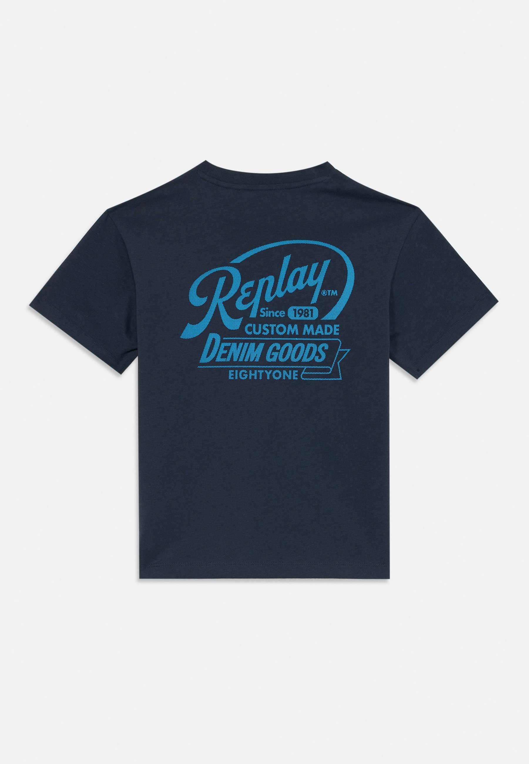 T-shirt imprimé Replay - bleu original