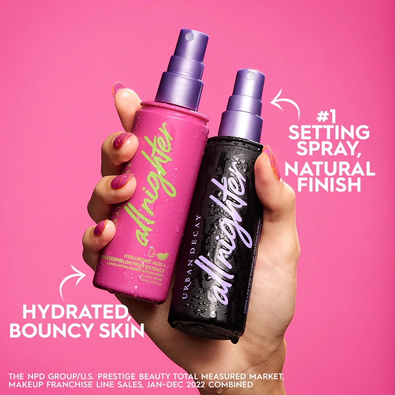 Urban Decay All Nighter hialuronskābes grima fiksācijas sprejs