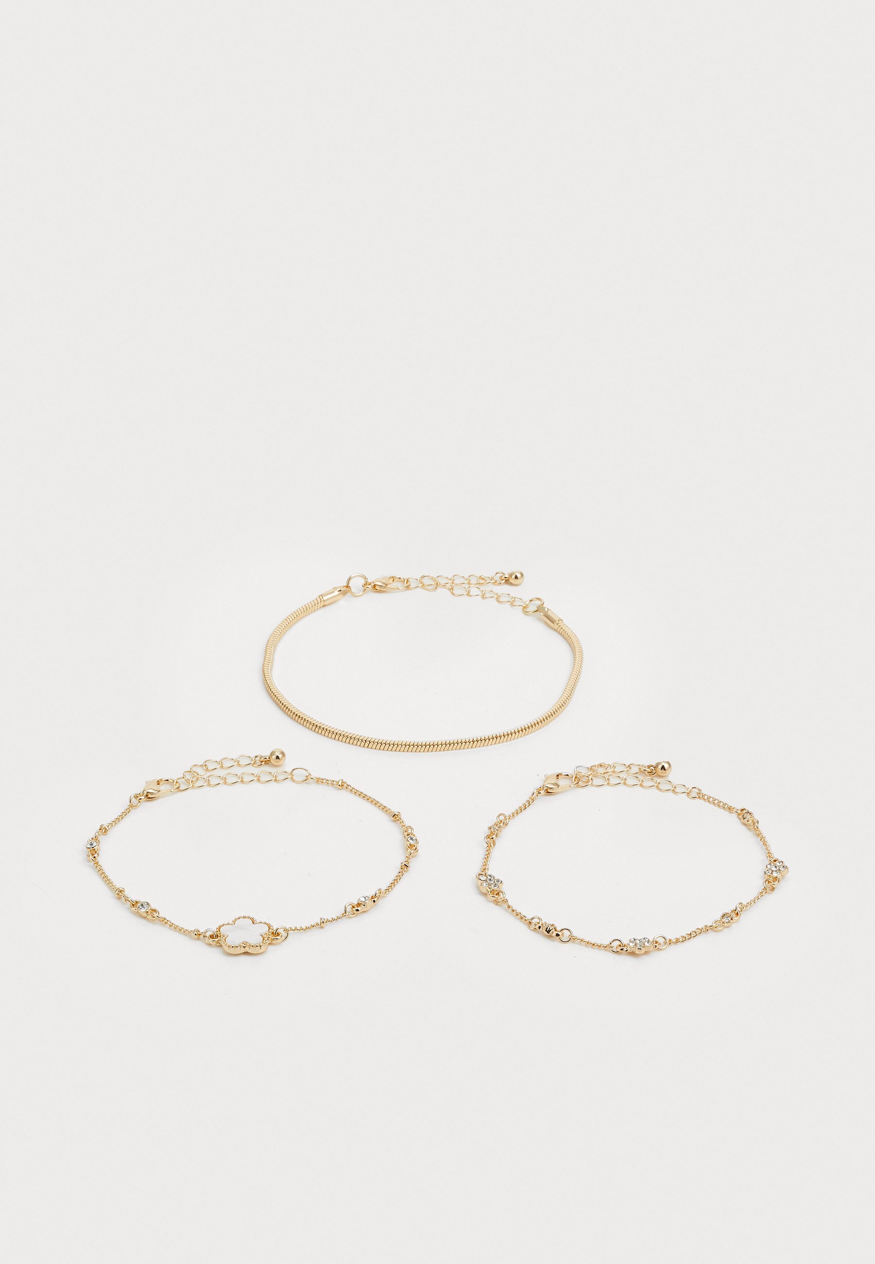 Anna Field 3er-Pack – Armband – goldfarben