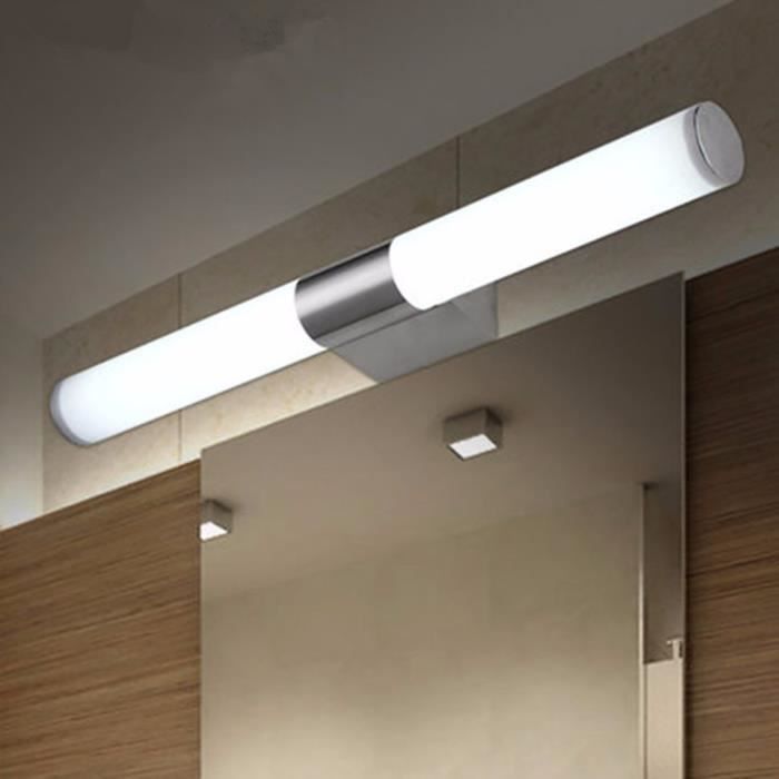 Aplique de pared LED de 55 cm - Resistente al agua - Luz blanca - Decoración de baño - Moderno