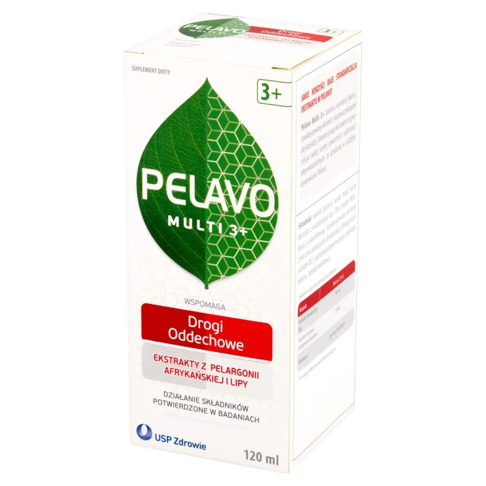 Pelavo Multi 3+, Syrop na drogi oddechowe, Dla dzieci od 3. roku życia, Smak malinowy