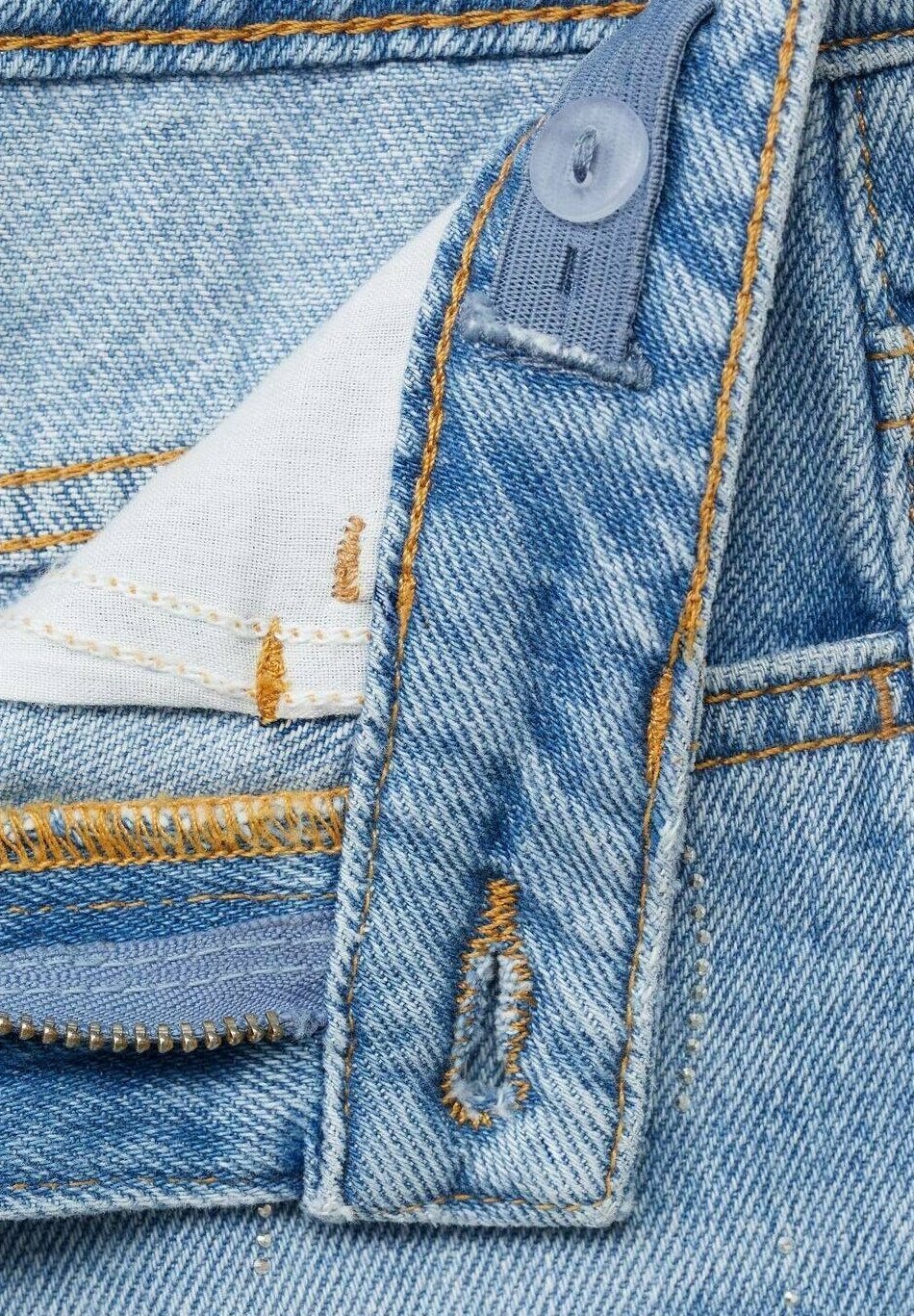 Mango Kids BRIGHT - Džíny slim fit - blue