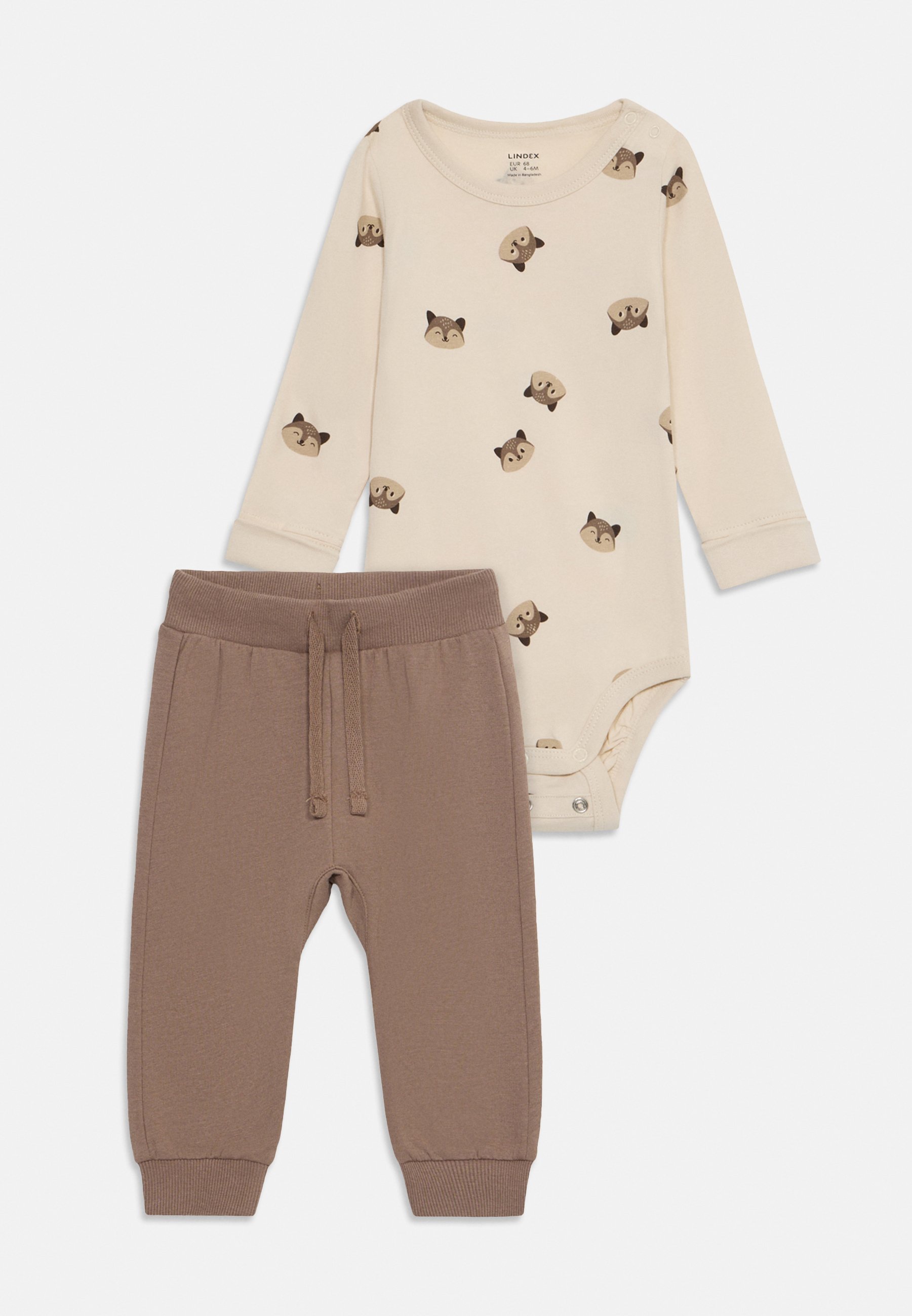 Lindex BODY RACCOON UNISEX SET - Body - lichtbeige