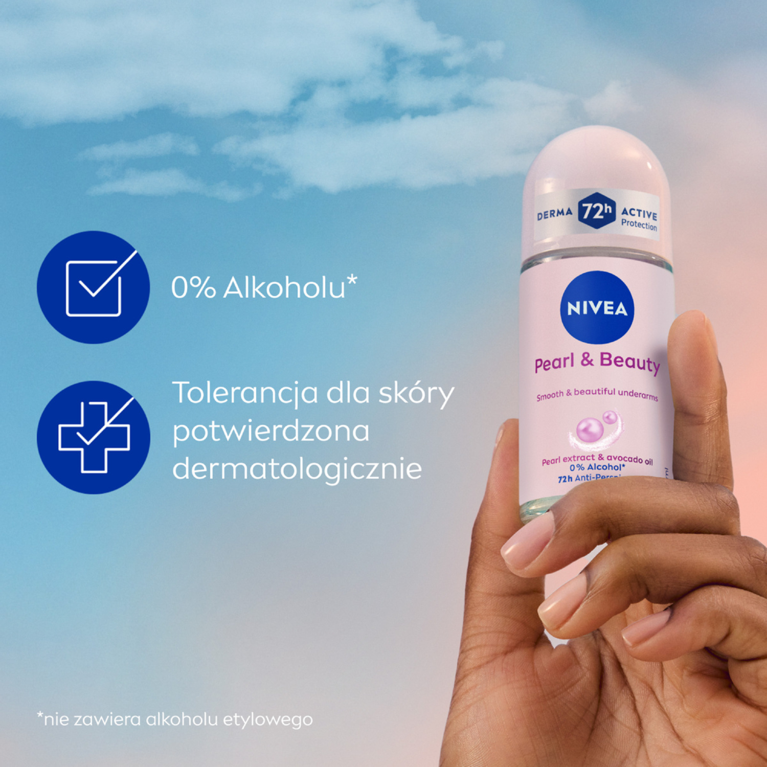 Nivea ženski roll-on antiperspirant 50ml Pearl Beauty
