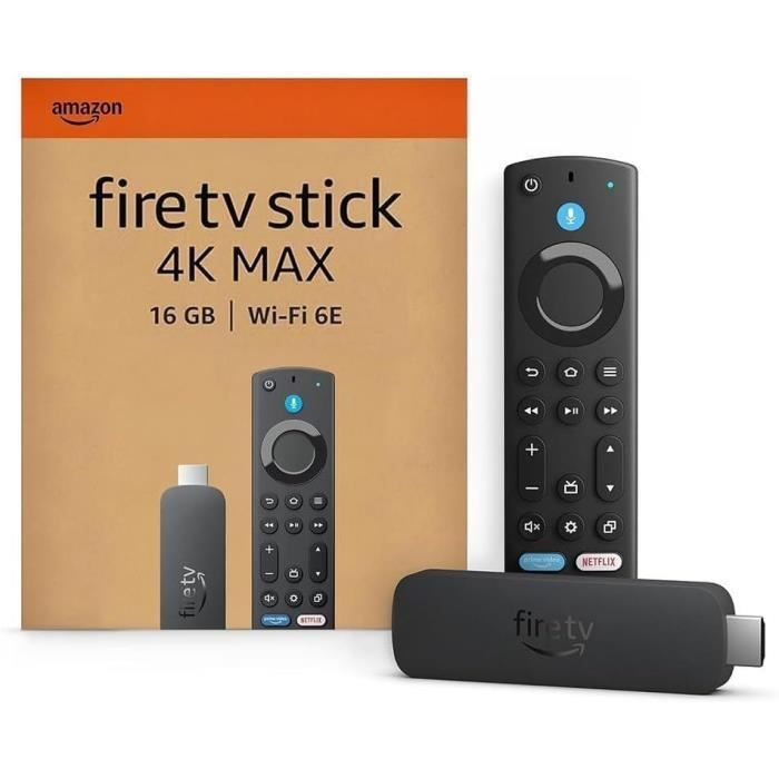 Fire TV Stick 4K Max - AMAZON - Wifi 6E - Negro - 4K Ultra HD - Dolby Vision - Alexa