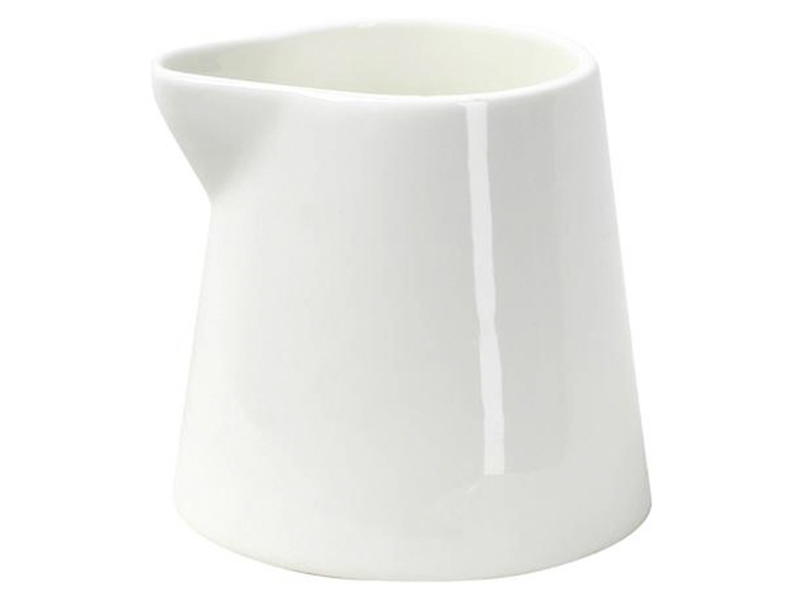 Mlecznik Kubiko/Fala porcelanowy 130 ml biały