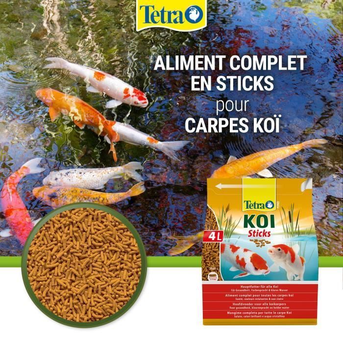 TETRA Komplettfutter-Stick - Tetra Pond Koi Stick - 4 L - Für Koi-Karpfen