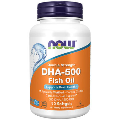 Now Double Strength DHA-500 -kapselit Hermoston toiminta 90 kapselia 90 kapselia