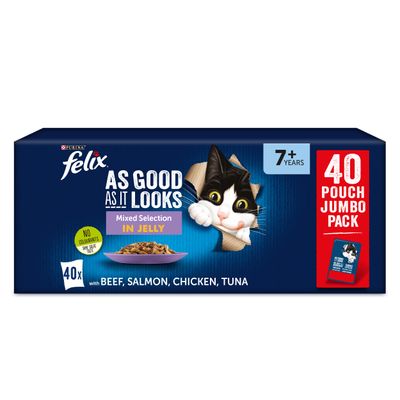 Felix Senior – tak dobry, jak wygląda – opakowanie oszczędnościowe 40 x 100 g