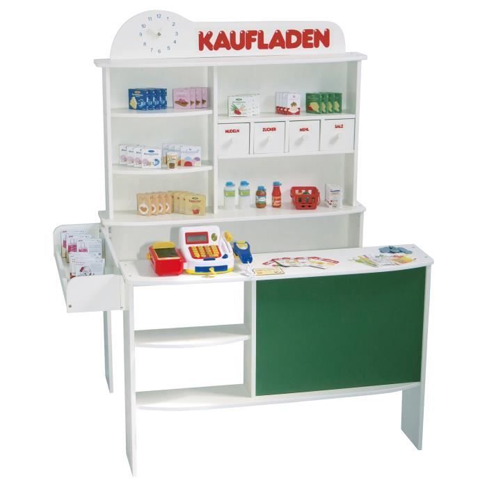 Tienda de madera ROBA - Set de juego - Accesorios incluidos