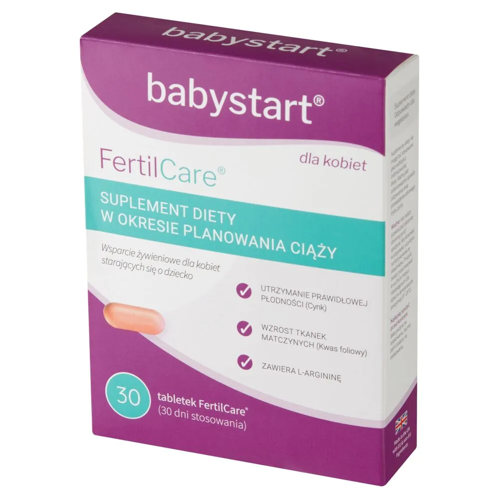 FertilCare, Zestaw witamin i minerałów dla kobiet w okresie planowania ciąży, Tabletki