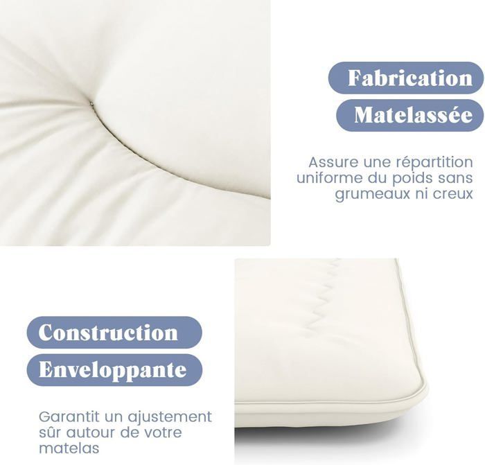 Colchón futón japonés GOPLUS, 1 persona, 90x200 cm - Cama enrollable para el suelo, portátil con bolsa de transporte, color beige.