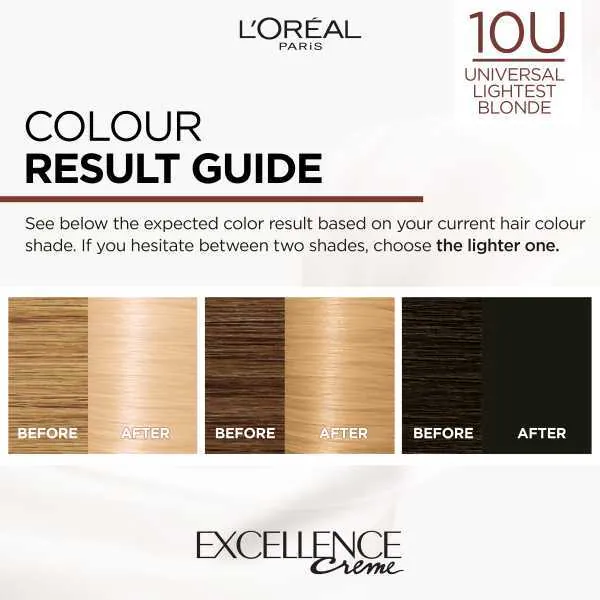 Barva na vlasy Excellence Crème Universal Nudes 10U Blond