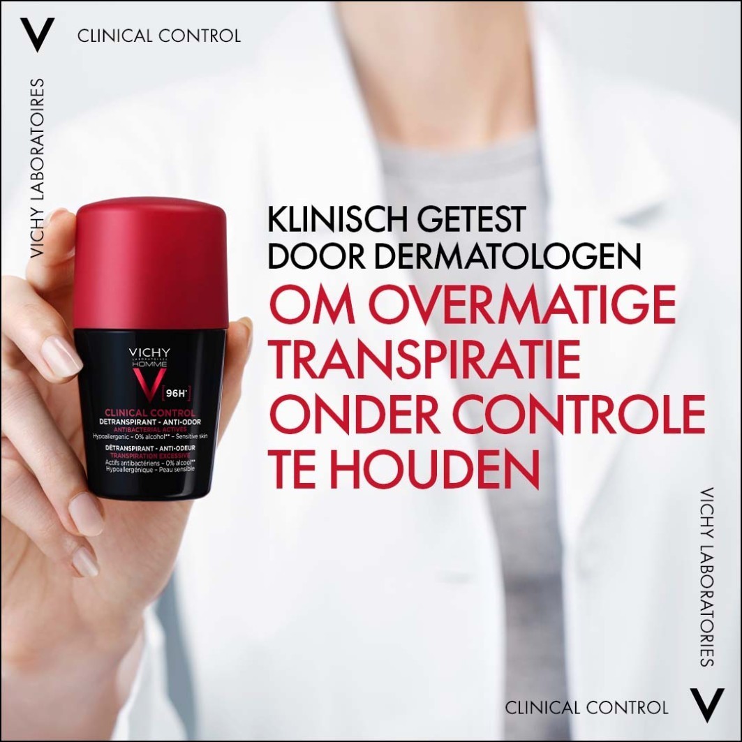 Vichy dezodorant za moške Clinical Control 96H - 50 ml