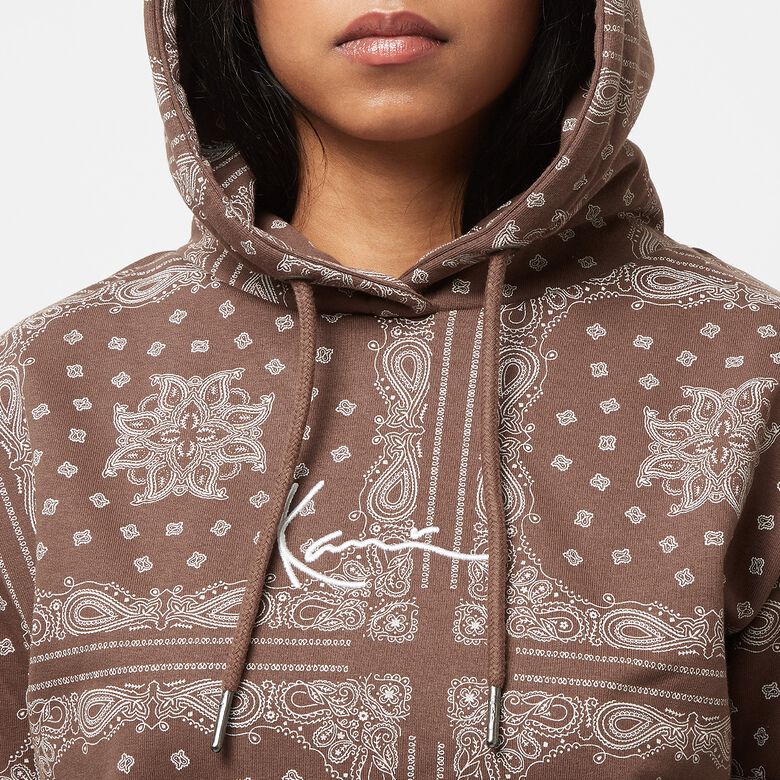 Kleiner Hoodie mit Paisley-Muster