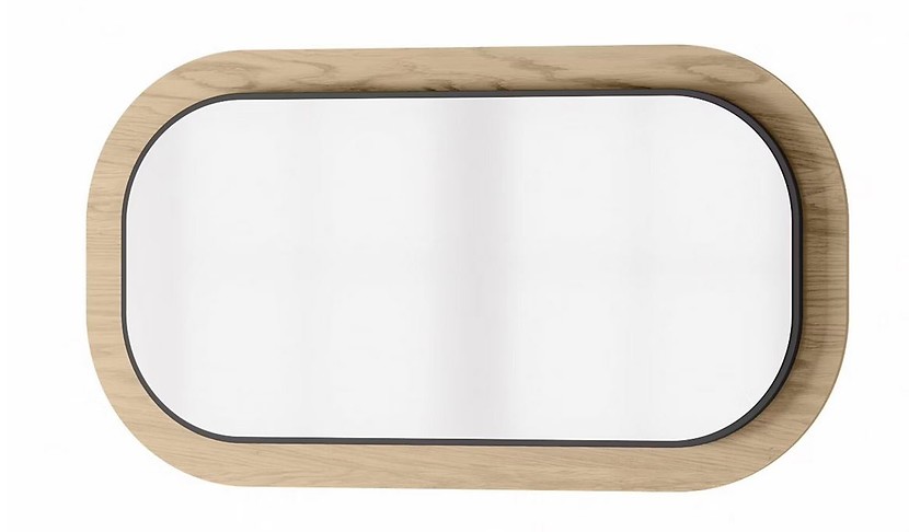Lustro ścienne Limbo 80 cm masyw dąb artisan