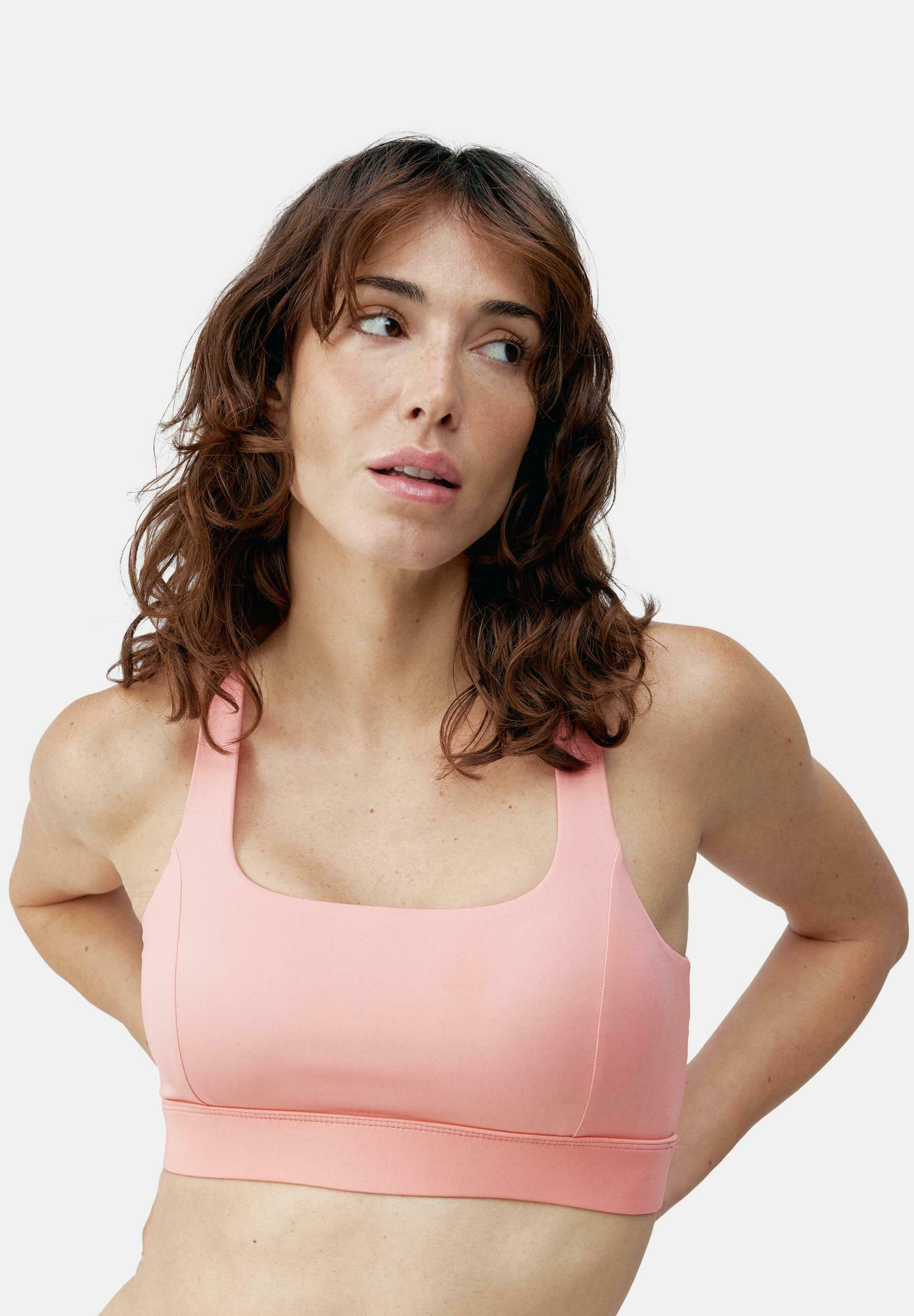 Soutien-gorge de sport Born Living Yoga à maintien moyen - rose