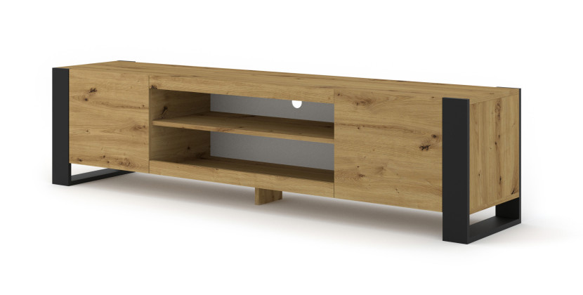Szafka RTV komoda MONDI 188 cm dąb artisan stojąca