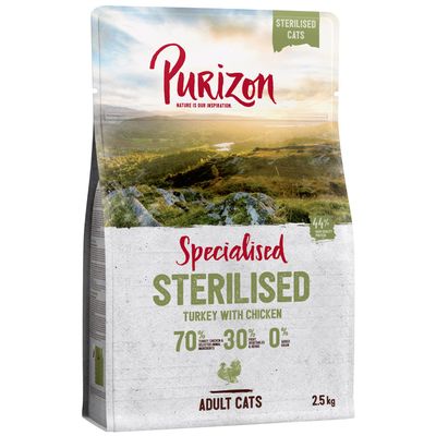 Purizon Adult Sterilised Grain-Free Turkey & Chicken