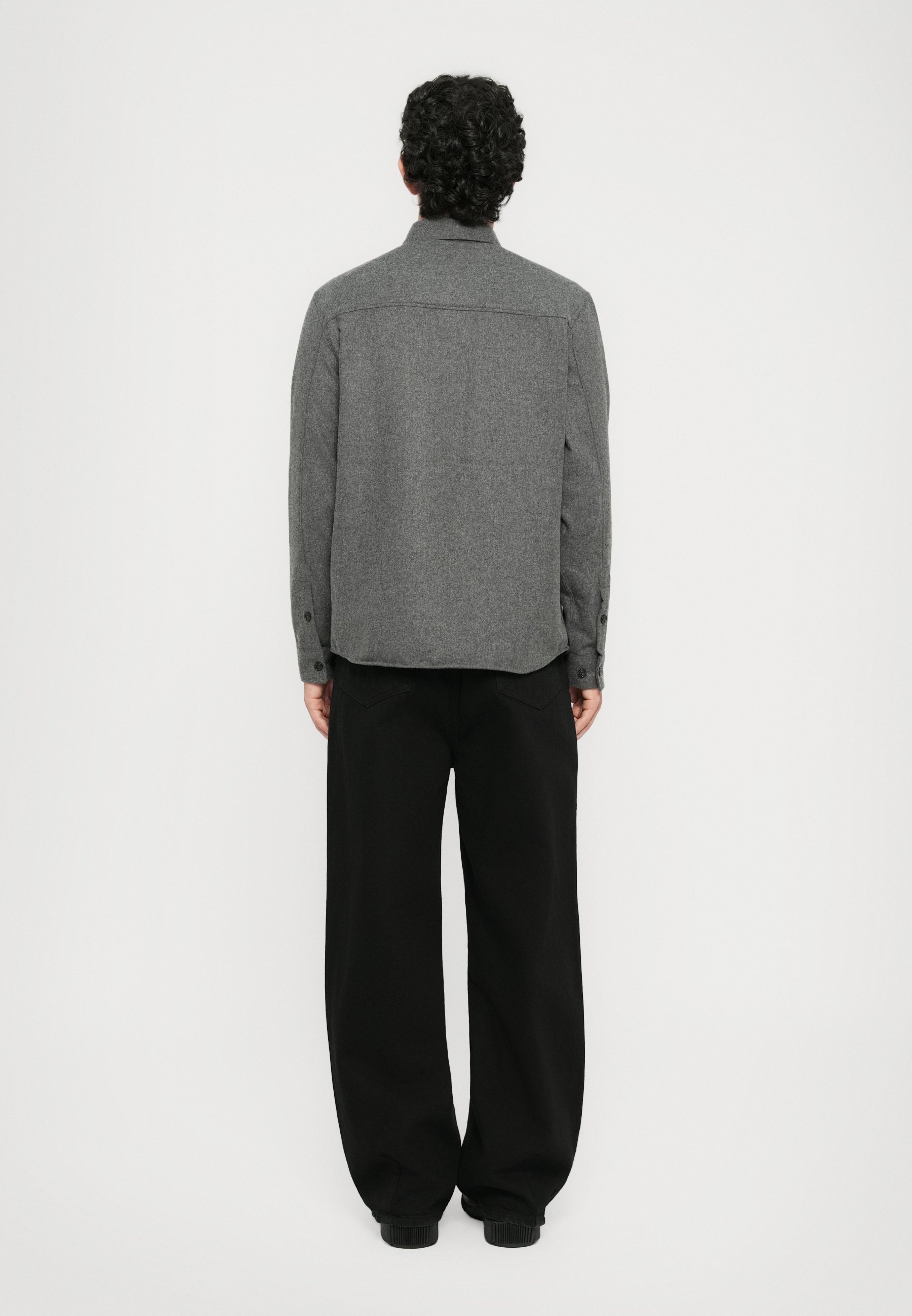 J.LINDEBERG FLAT OVERSHIRT - Košile - black