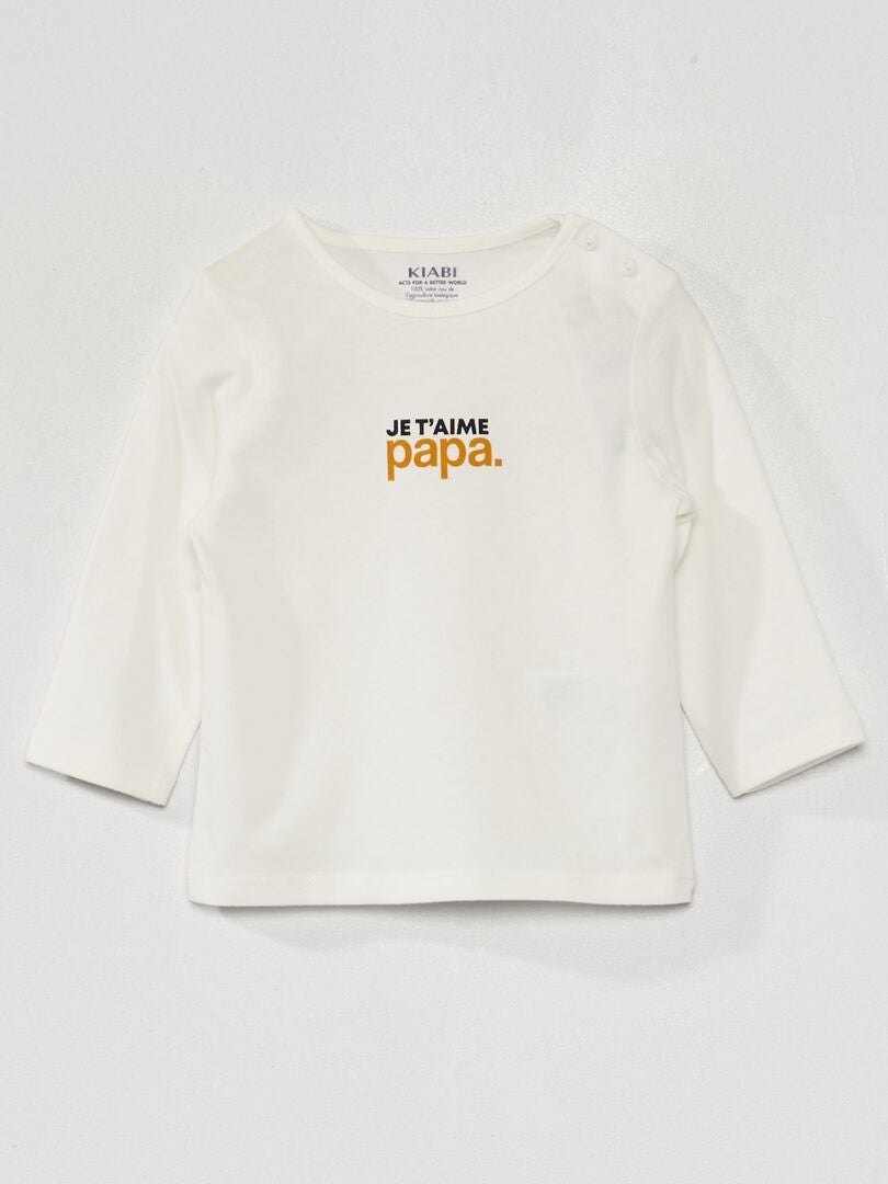 Camiseta de manga larga - BLANCA