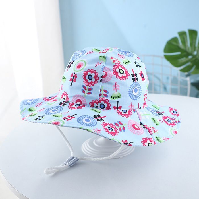 Sombrero FUNMOON para niños, sombrero de verano para el sol, sombrero de playa para bebés, sombrero de pescador ajustable para exteriores - 686071