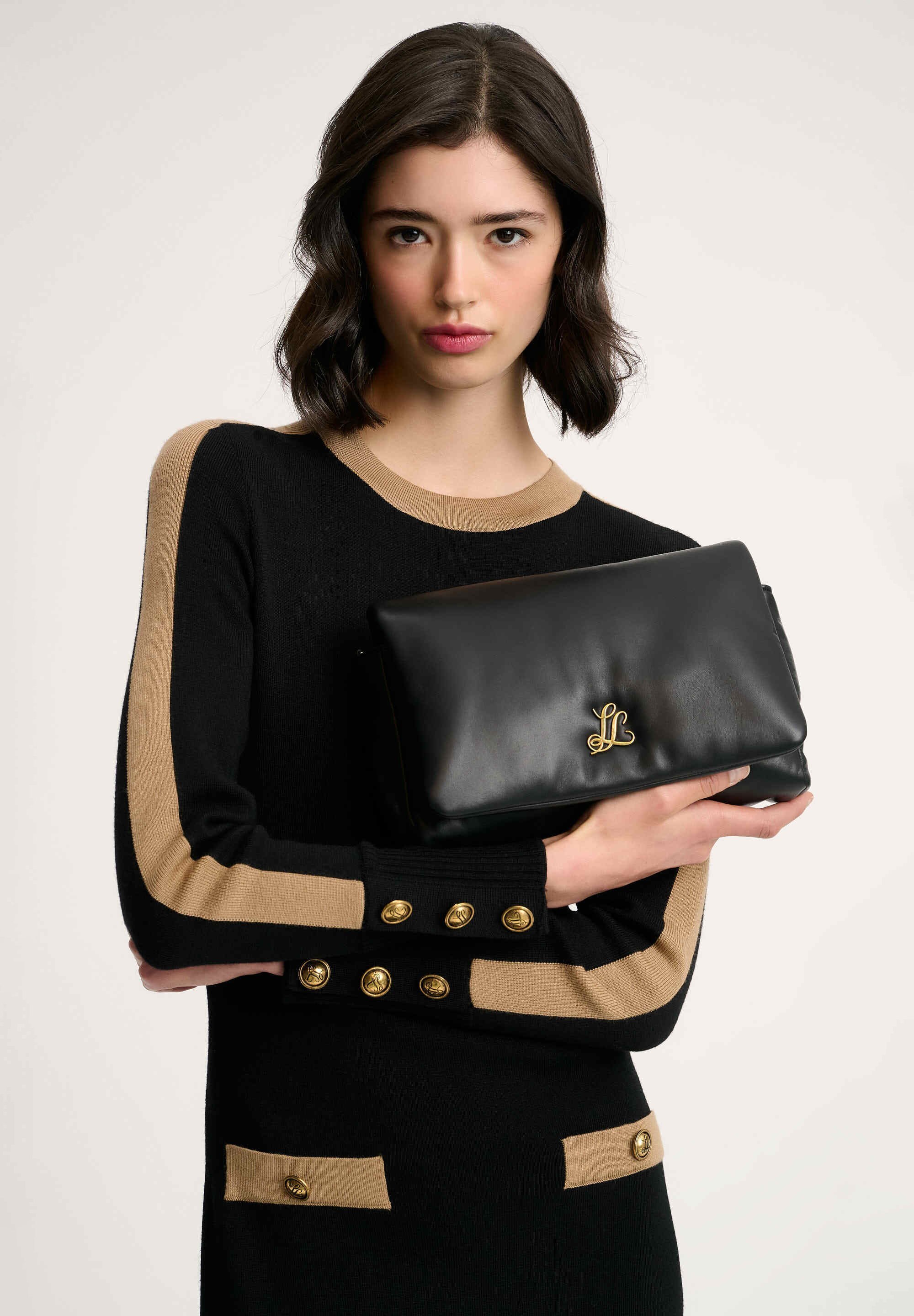 Luisa Spagnoli ISABELA - Cross body bag - nero oro