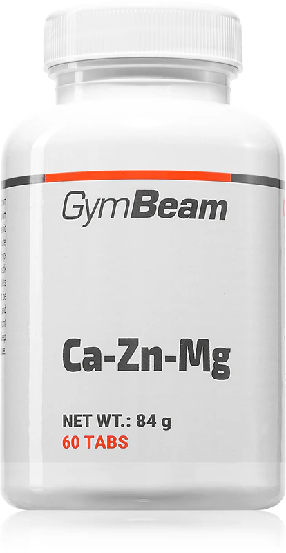 GymBeam Ca-Zn-Mg é um suplemento alimentar com complexo mineral que contribui para o bom funcionamento do sistema imunológico, saúde óssea e função muscular.