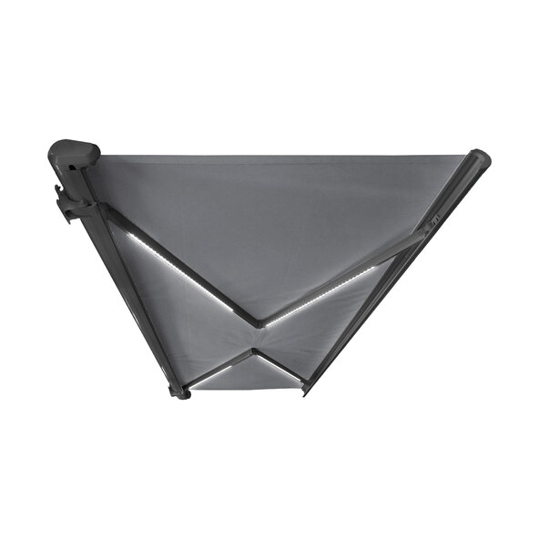 LED full cassette awning ELOS V2 incl. wind sensor, anthracite, 400 x 300 cm