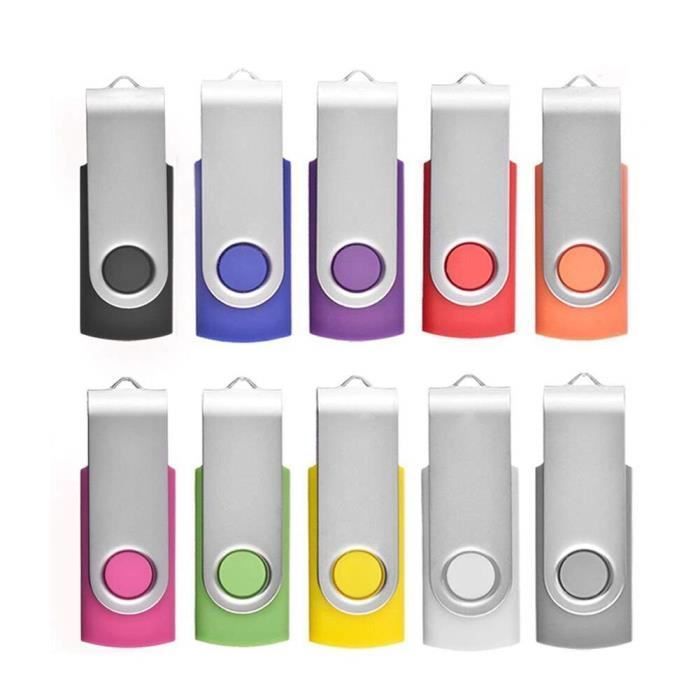 4-GB-USB-Stick – 10er-Pack USB 2.0-Sticks – Flash-Speicher – Gratis-Lanyards – 4 GB x 1