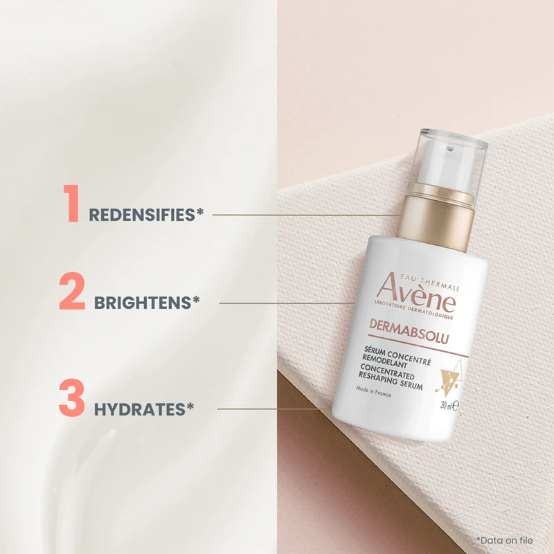 Avène DermAbsolu Konzentriertes Resculpting Serum – ein Serum zur Hautmodellierung, das die Hautdichte wiederherstellt