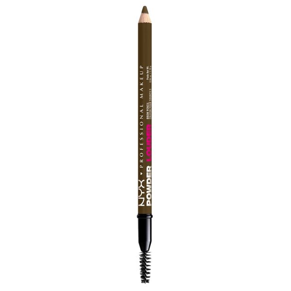 Lápiz de cejas en polvo color topo intenso de NYX Professional Makeup<br>