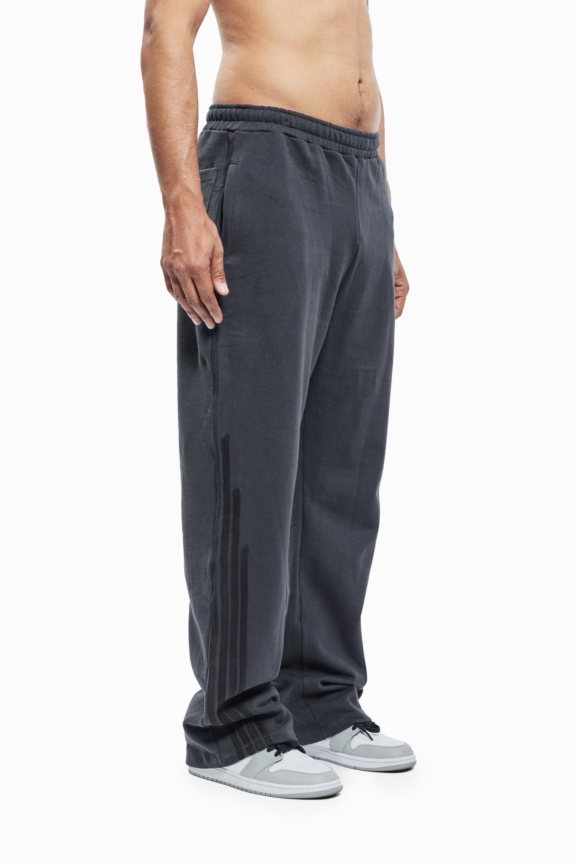 FAVELA STRIPES VINTAGE JOGGER UNISEX - Trainingsbroek - zwart
