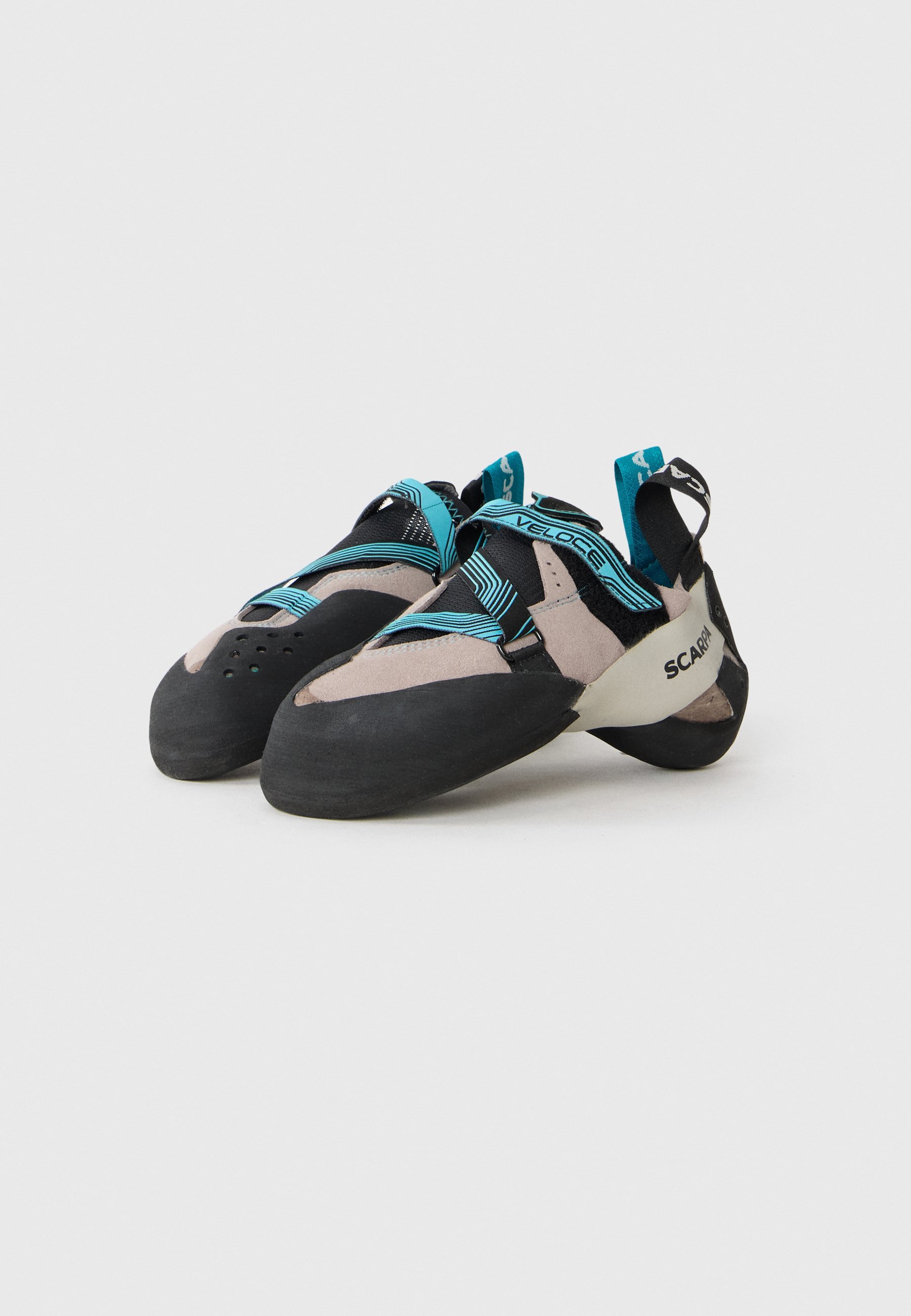 Scarpa VELOCE WMN - Buty wspinaczkowe - jasnoszare/maledive