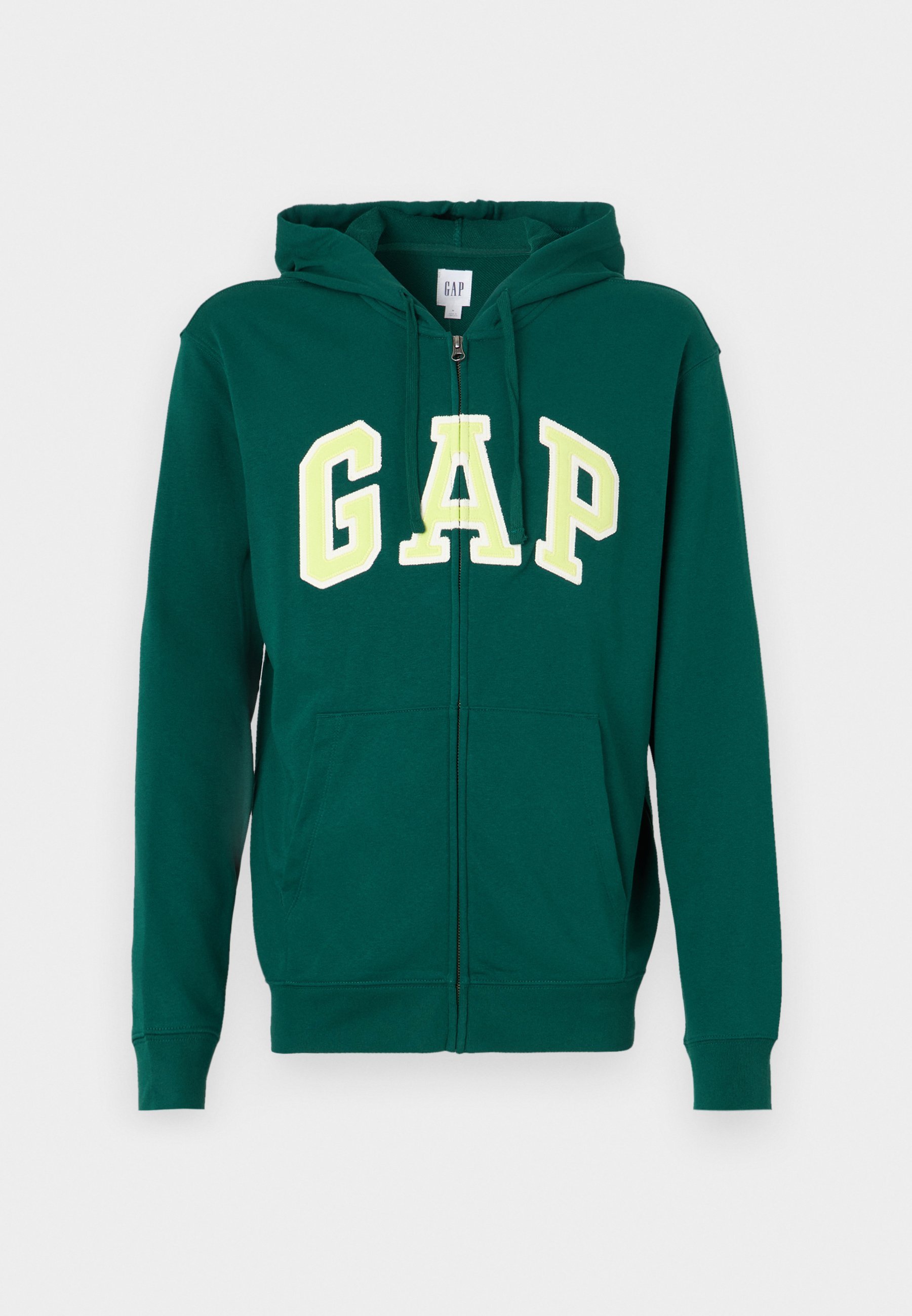 GAP HERITAGE LOGO - Sweatshirt met rits - regenwoud