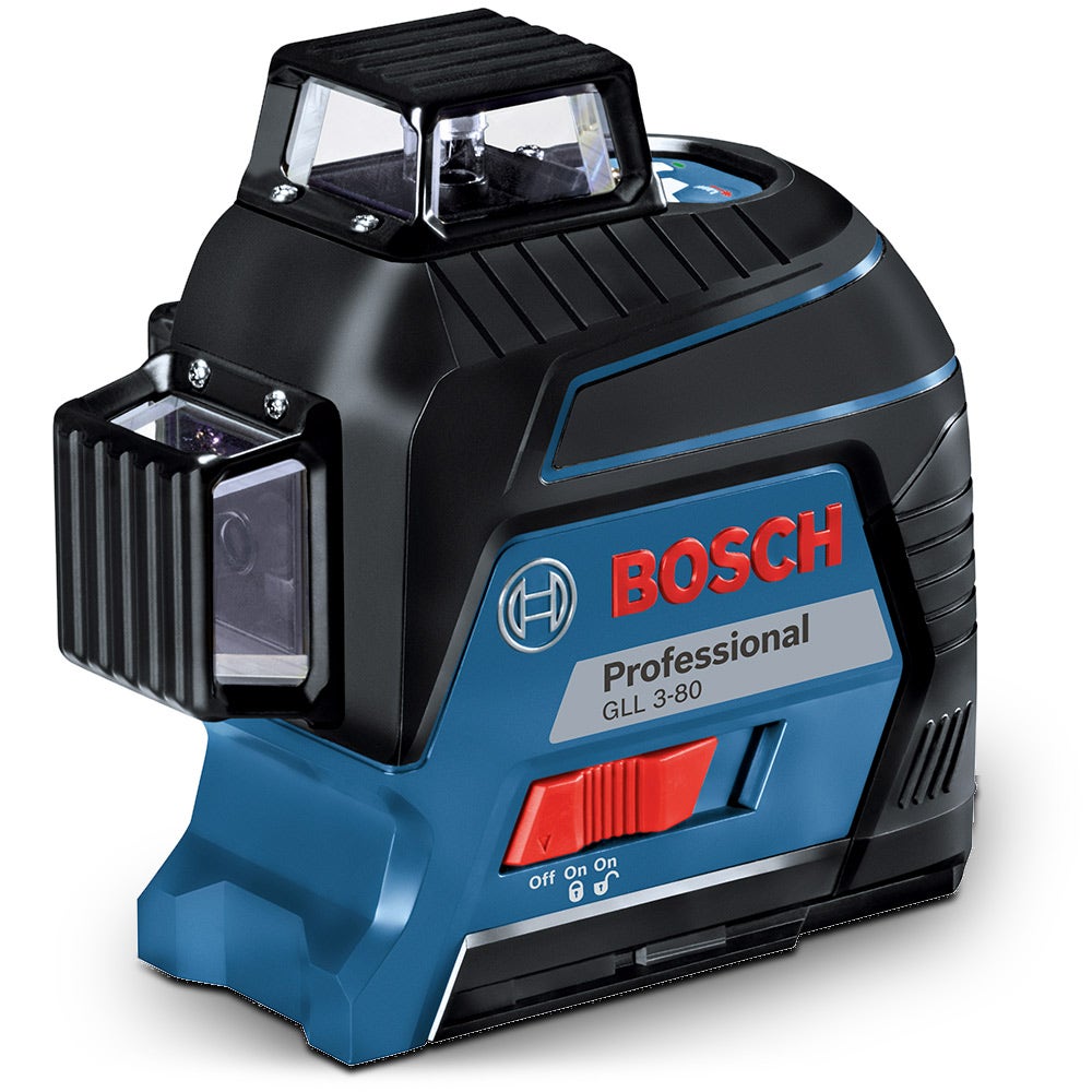 BOSCH GLL3-80 3x360 μετρητής πολλαπλών γραμμών λέιζερ κόκκινης δέσμης