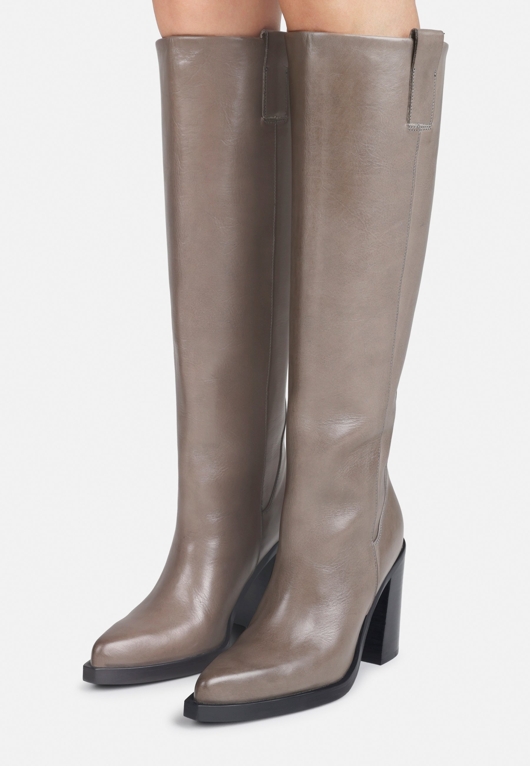 Bronx MYAMAE - Bottes de cowboy/motard - graphite